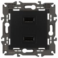 Розетка 2хUSB type A без рамки Эра Эра Elegance 14-4110-05