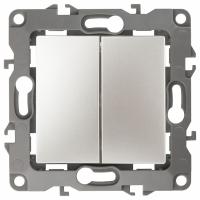 Переключатель перекрестный двухклавишный без рамки Эра Эра 12 12-1112-15