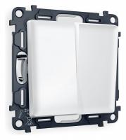 Выключатель проходной двухклавишный Ambrella Volt Quant MA123020