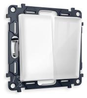 Выключатель проходной двухклавишный Ambrella Volt Quant MA103020