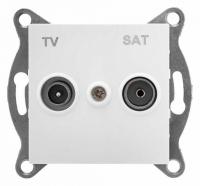 ТВ-розетка и SAT-розетка оконечная без рамки Gusi Electric UGRA С11TS1-028