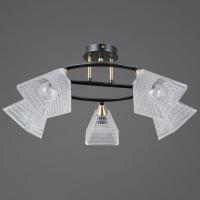 Люстра на штанге ILLUMICO IL0850 IL0850-5CSQ-25BKAB ELITE