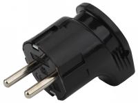 Вилка угловая с заземлением Эра  Vx3-B