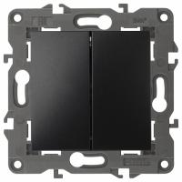 Переключатель перекрестный двухклавишный без рамки Эра Эра Elegance 14-1112-05