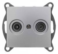 ТВ-розетка и SAT-розетка оконечная без рамки Gusi Electric BRAVO С10TS1-004