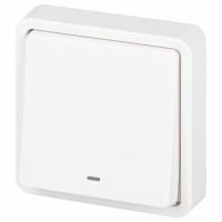 Переключатель одноклавишный с подсветкой Эра Эра Эксперт 11-1527-01