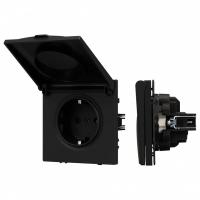 Розетка влагозащищенная с заземлением с крышкой, без рамки Arlight SCT 054281