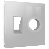 Накладка для ТВ-розетки и RJ-11 или RJ-45 Ambrella Volt ALFA AP4125