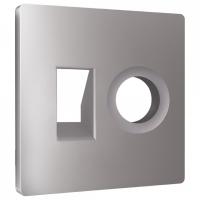 Накладка для ТВ-розетки и RJ-11 или RJ-45 Ambrella Volt ALFA AP5125