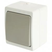 Выключатель одноклавишный Stekker Велена 49732