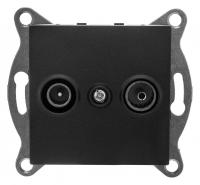 ТВ-розетка и SAT-розетка оконечная без рамки Gusi Electric BRAVO С10TS1-010