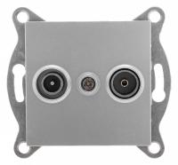 ТВ-розетка и SAT-розетка оконечная без рамки Gusi Electric UGRA С11TS1-004