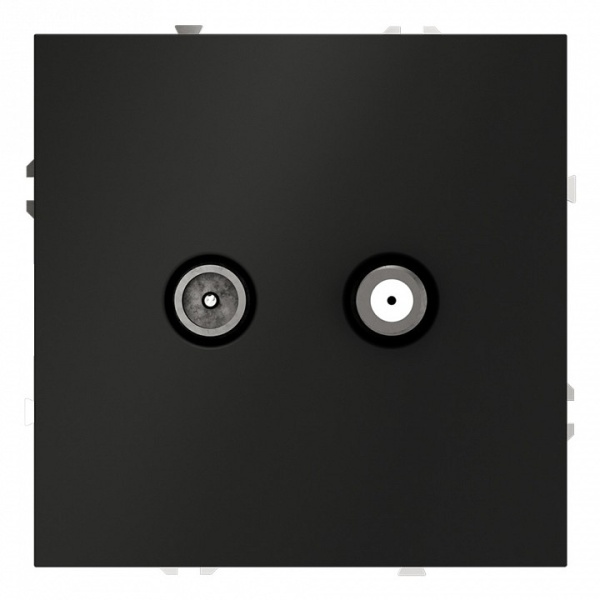 ТВ-розетка и SAT-розетка оконечная без рамки Voltum S70 VLS060408