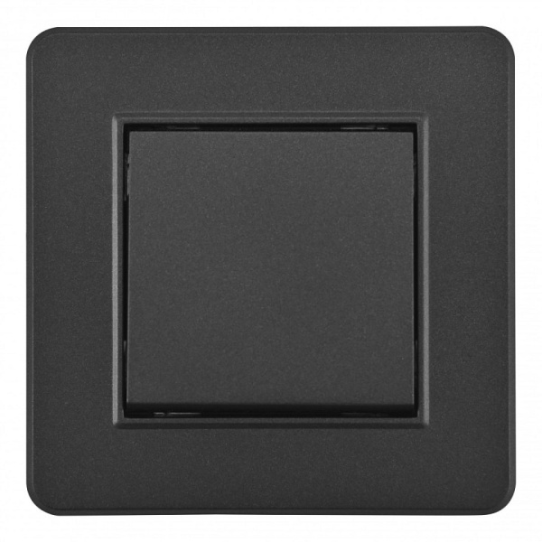 Выключатель одноклавишный Arte Milano SET16-1 SET16-1-30-1 black