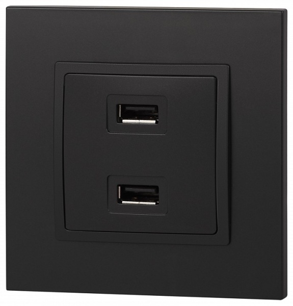 Розетка 2хUSB type A без рамки Эра Эра Elegance 14-4110-05