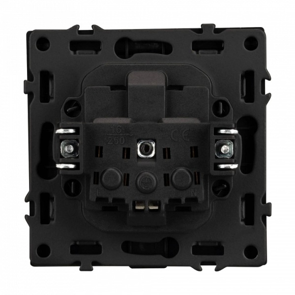 Розетка влагозащищенная с заземлением с крышкой, без рамки Arlight SCT 054283