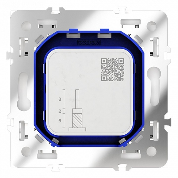 ТВ-розетка и SAT-розетка оконечная без рамки Voltum S70 VLS060403