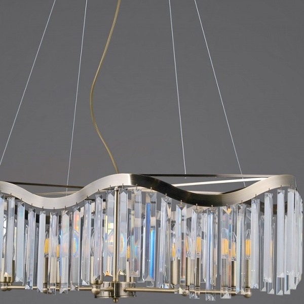 Подвесная люстра ILLUMICO IL3475 IL3475-10PSQ-25AB ELITE