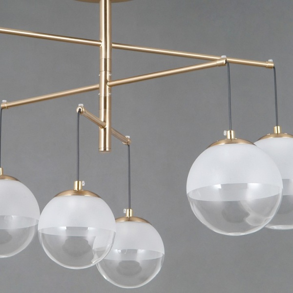 Люстра на штанге ILLUMICO IL4381 IL4381-30WSQ-25HB ELITE