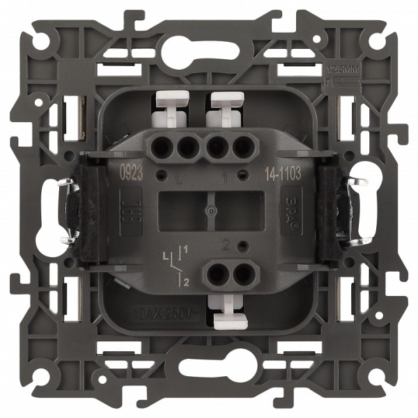 Переключатель одноклавишный без рамки Эра Эра Elegance 14-1103-04