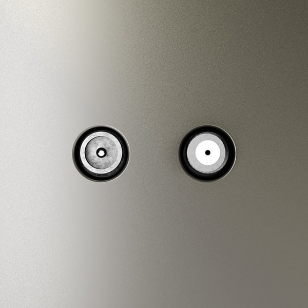 ТВ-розетка и SAT-розетка оконечная без рамки Voltum S70 VLS060404