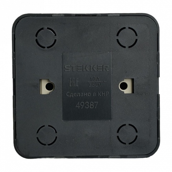 Выключатель одноклавишный Stekker София 49387