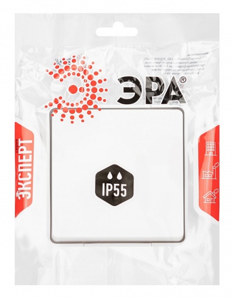 Выключатель одноклавишный Эра Эра Эксперт 11-1521-01