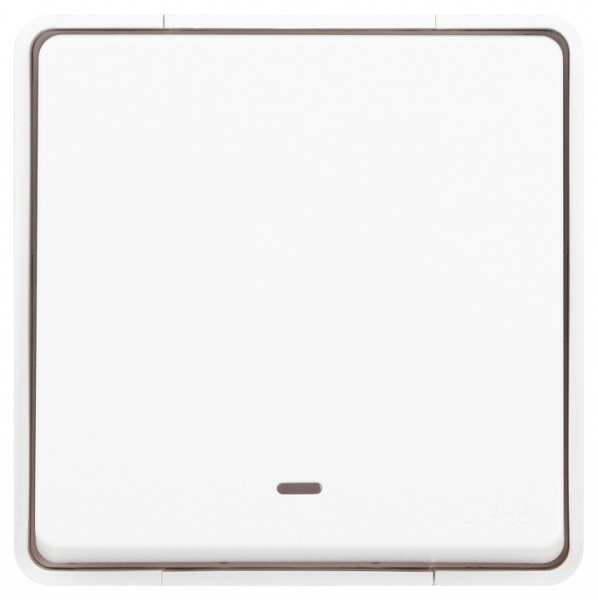 Переключатель одноклавишный с подсветкой Эра Эра Эксперт 11-1507-01