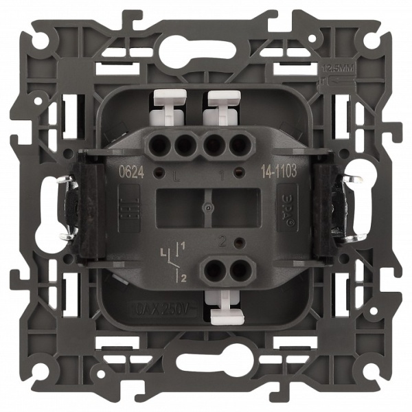 Переключатель одноклавишный без рамки Эра Эра Elegance 14-1103-05