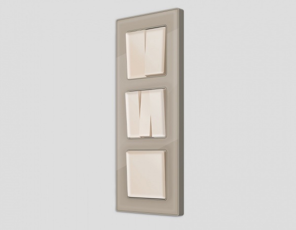 Выключатель проходной одноклавишный Ambrella Volt Quant MA321020