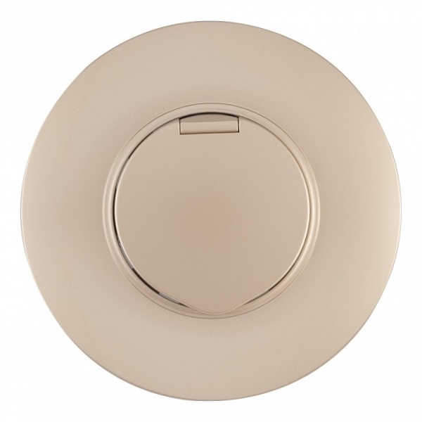 Розетка с заземлением и шторкой, с крышкой Arte Milano SET08-1 SET08-1-41-1 shampan