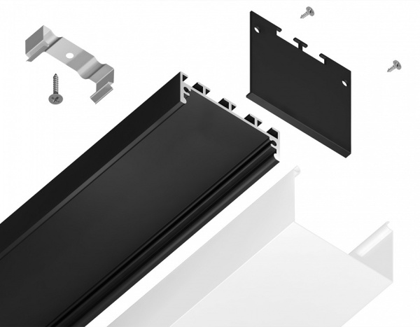 Профиль накладной Ambrella Light GP GP3070BK