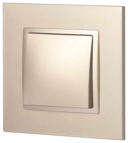 Переключатель перекрестный одноклавишный без рамки Эра Эра Elegance 14-1108-04