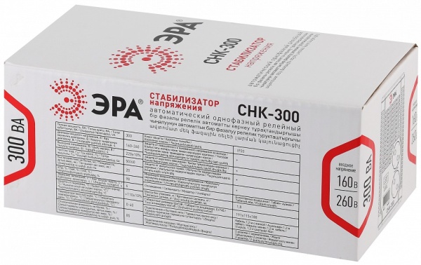 Стабилизатор напряжения Эра  СНК-300