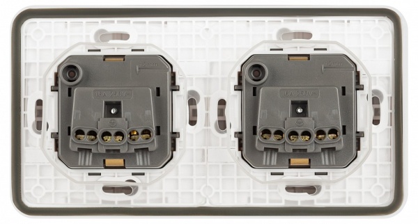 Розетка с заземлением и со шторкой, с крышкой Эра Эра Эксперт 11-2524-01