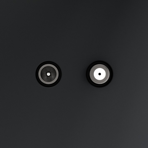 ТВ-розетка и SAT-розетка оконечная без рамки Voltum S70 VLS060407