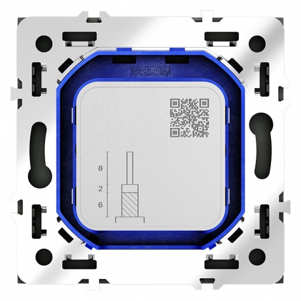 ТВ-розетка и SAT-розетка оконечная без рамки Voltum S70 VLS060407