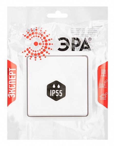 Переключатель одноклавишный Эра Эра Эксперт 11-1523-01