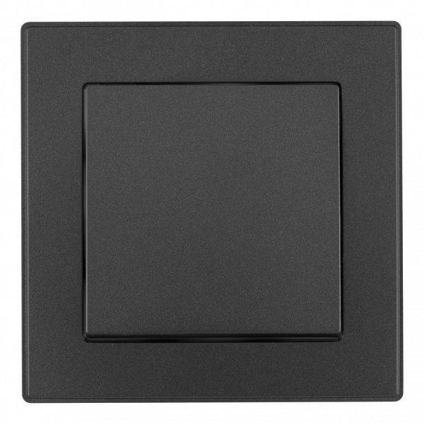 Выключатель одноклавишный Arte Milano SET06-1 SET06-1-30-1 black