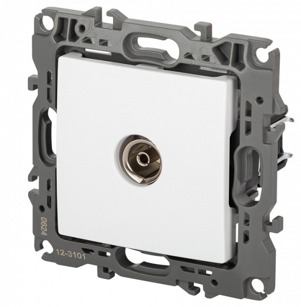 ТВ-розетка без рамки Эра Эра 12 12-3101-01М