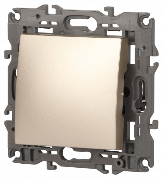 Переключатель перекрестный одноклавишный без рамки Эра Эра Elegance 14-1108-04