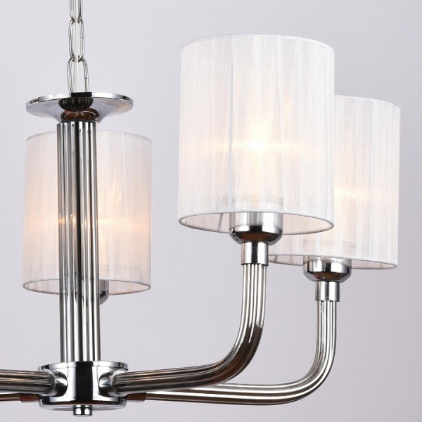 Подвесная люстра ILLUMICO  IL1256-5PPA-29 CR Romei